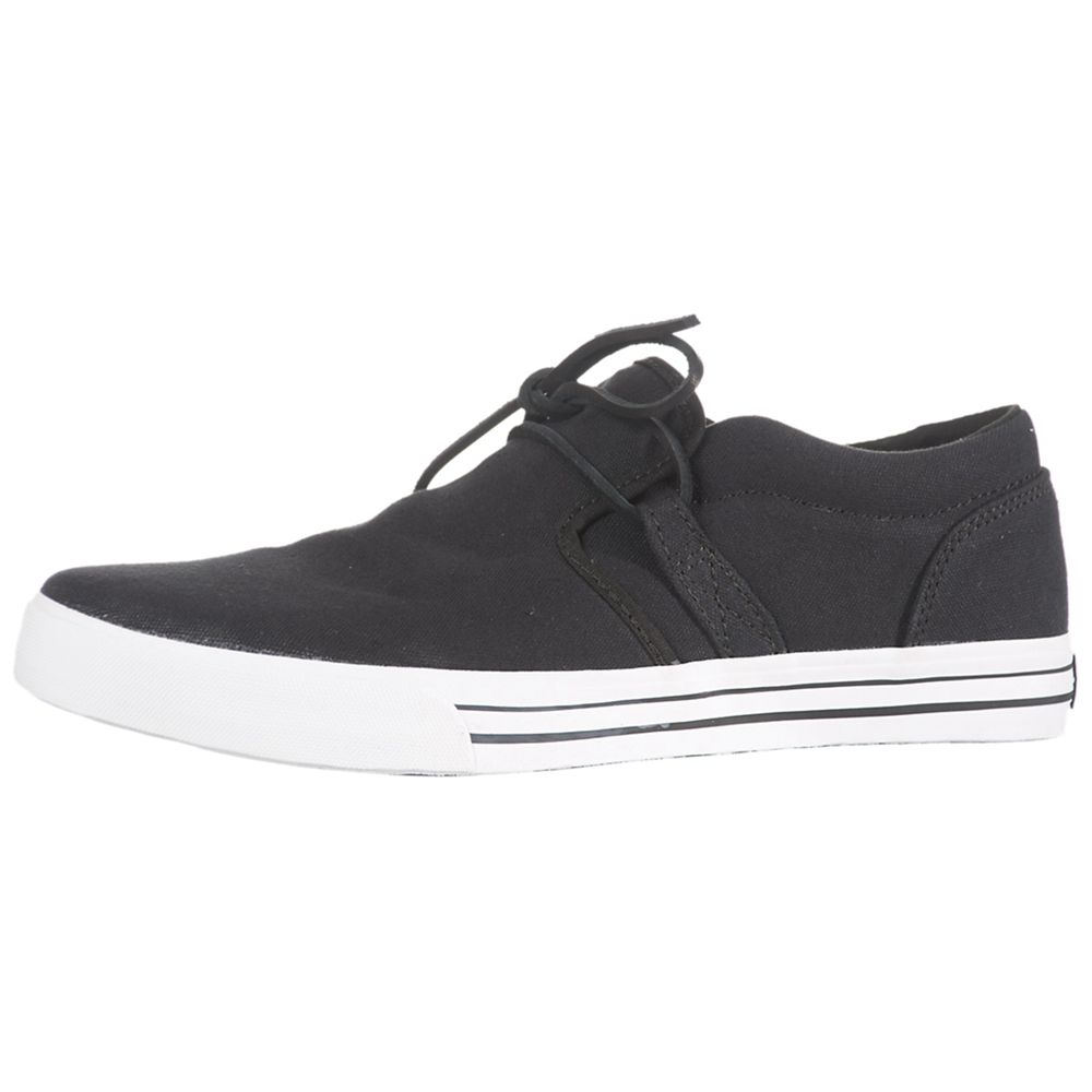 Baskets Basses Supra Cuban 1.5 Noir Black Canvas/White Homme | UGE-95137132